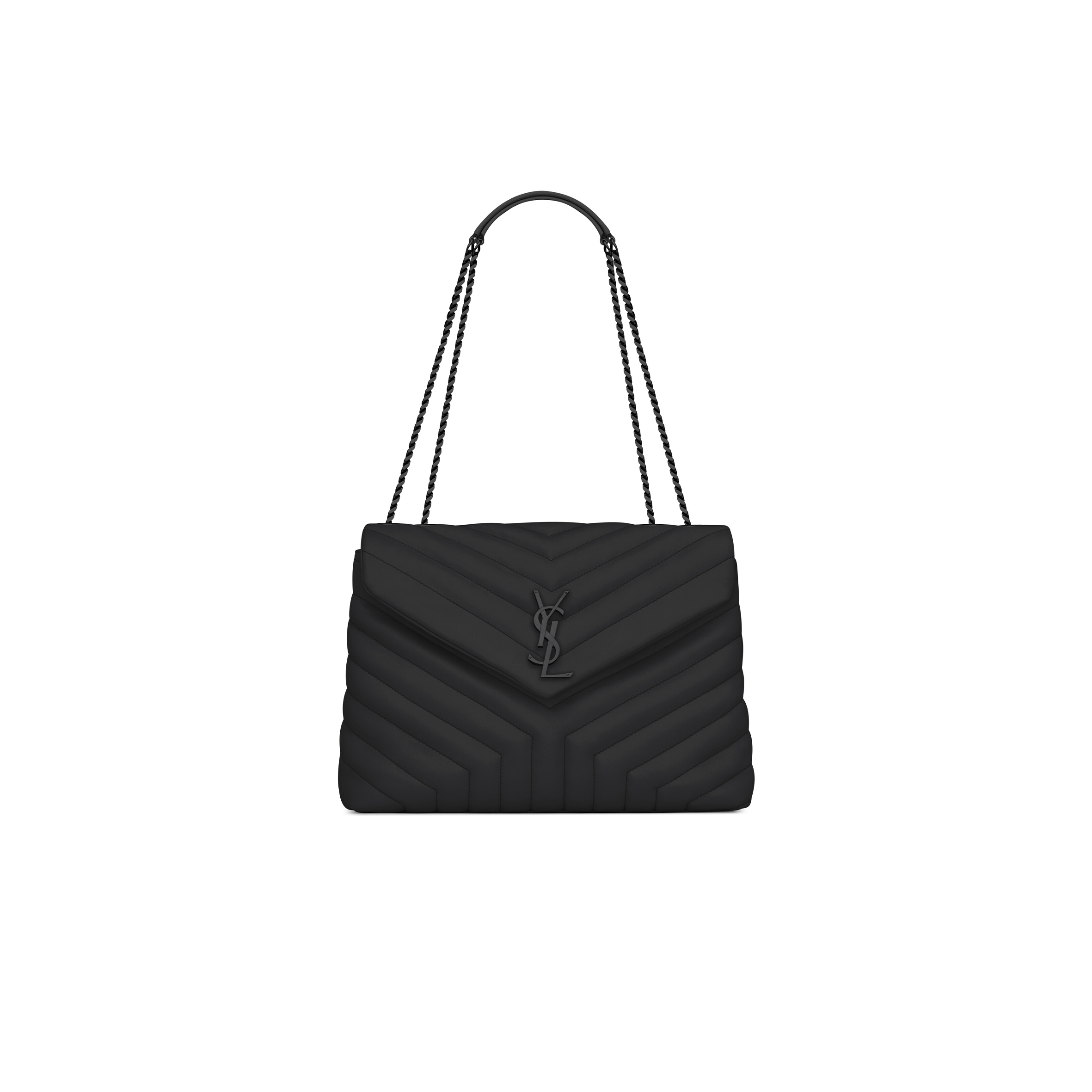 YSL LOULOU MEDIUM IN QUILTED LEATHER 574946DV7281000 (32*22*12cm)